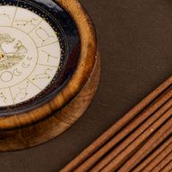 Mini cuenco y soporte para varitas de incienso Signo del Zodiaco – Géminis