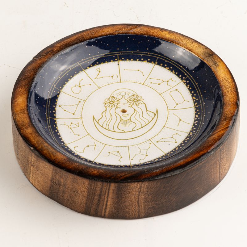 Mini cuenco y porta incienso signo del zodiaco – Virgo