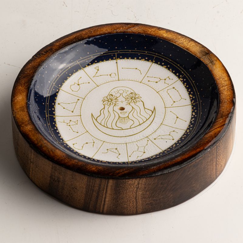 Mini cuenco y porta incienso signo del zodiaco – Virgo