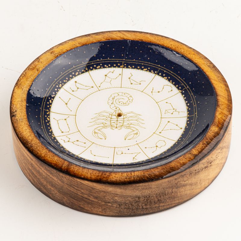 Mini cuenco y porta incienso del zodiaco – Escorpio