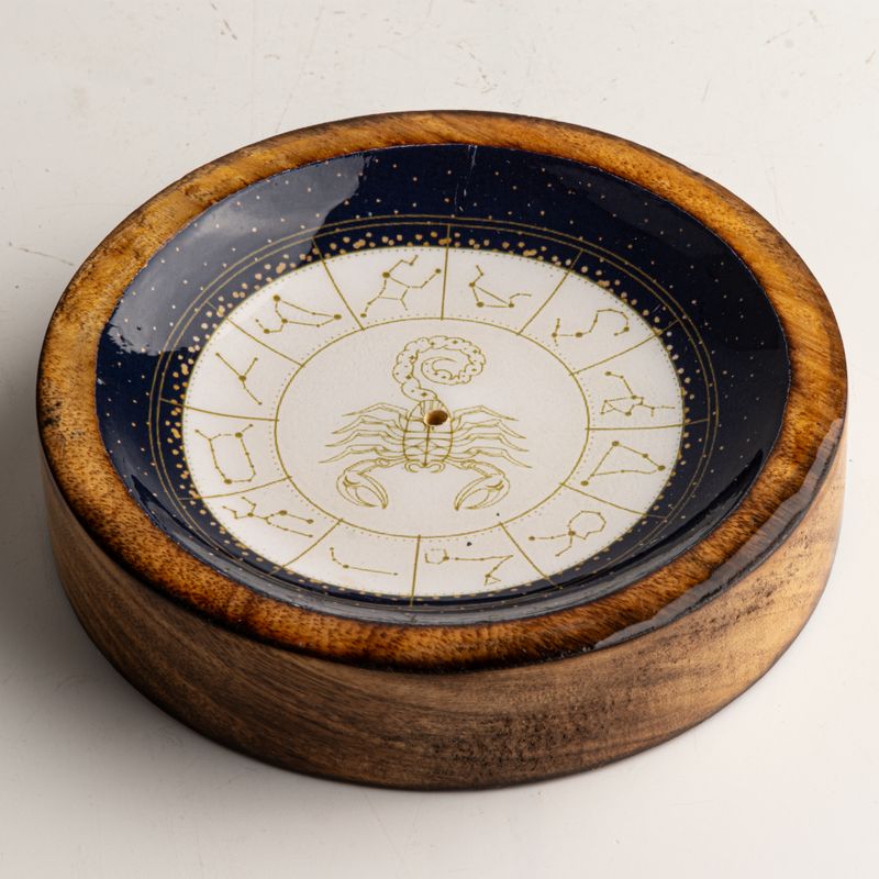 Mini cuenco y porta incienso del zodiaco – Escorpio