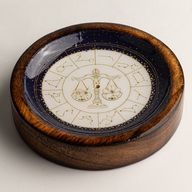 Mini cuenco y soporte para varitas de incienso Signo del Zodiaco – Libra