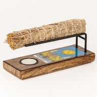 Quemador esmaltado para atados de salvia grandes – La Luna