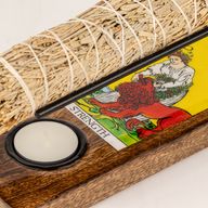 Quemador esmaltado grande para atados de salvia – Fuerza