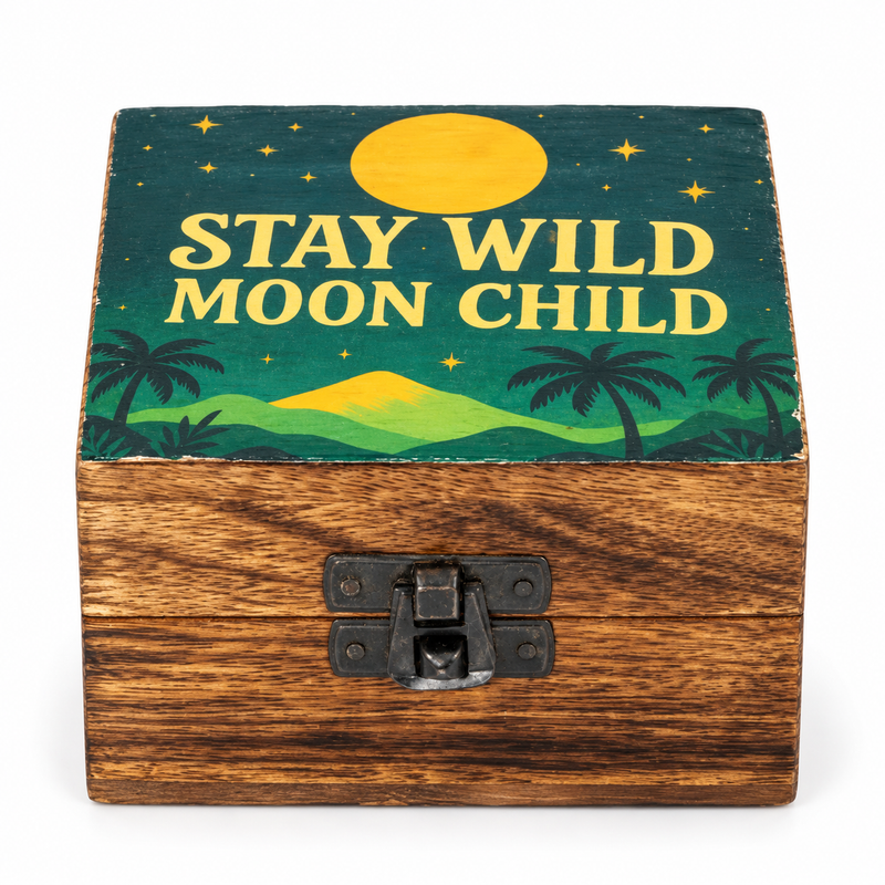 Caja pequeña esmaltada - Stay Wild Moon Child