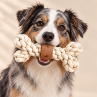 Juguete PAW – Mordedor de madera de café – Hueso Power Knot