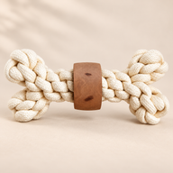 Juguete PAW – Mordedor de madera de café – Hueso Power Knot