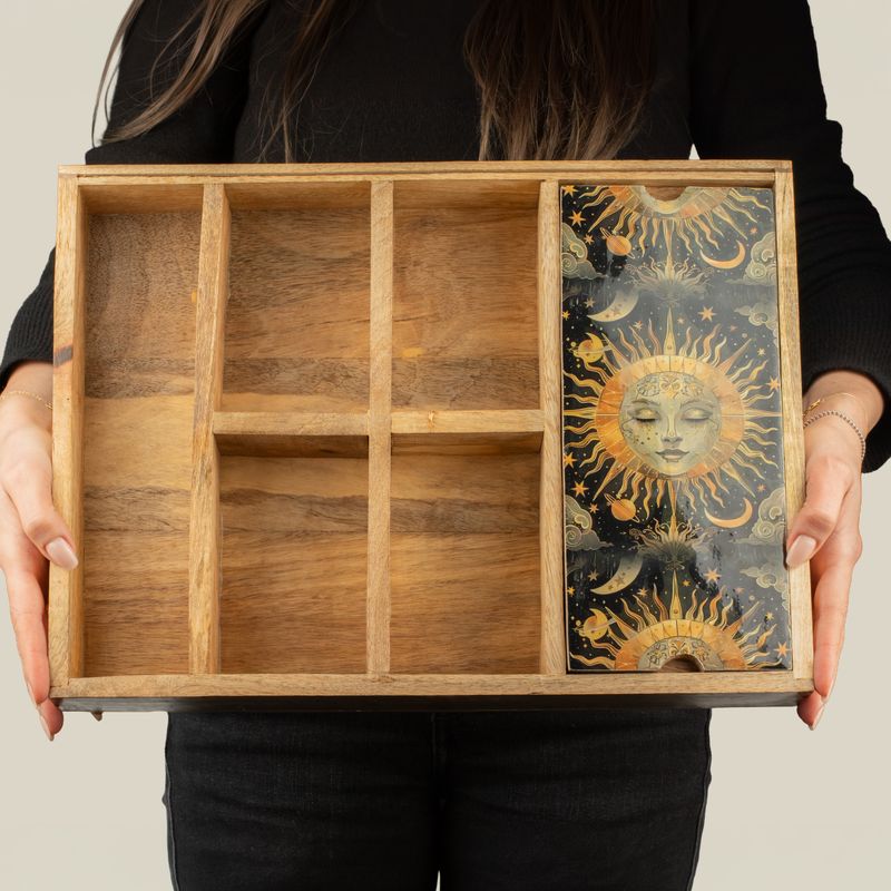 Bandeja de tarot Sun Goddess con soporte para cartas