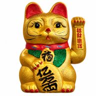 Gato de la fortuna extragrande