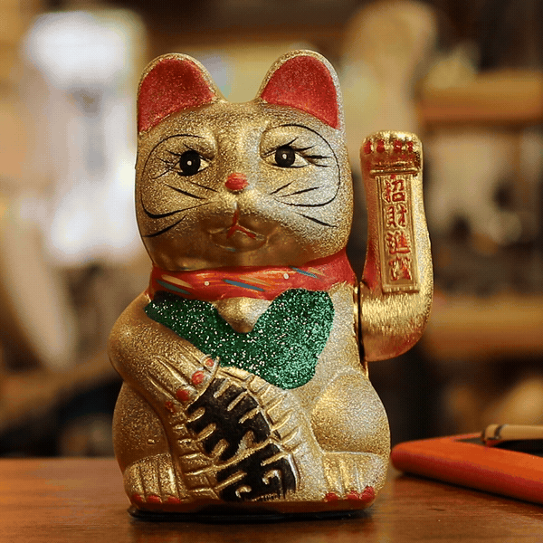 Gato de la fortuna grande