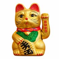 Gato de la fortuna grande