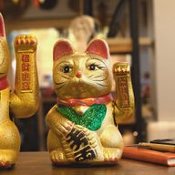 Gato de la fortuna grande