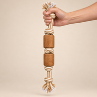 Juguetes PAW para mascotas – Mordedor de madera de café Trail Born Tug