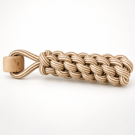 Juguetes PAW para mascotas – Mordedor de madera de café Lumberjack Pull