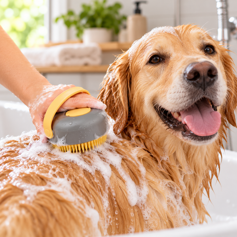 Herramientas de aseo PAW – Champú y masaje fácil – Cerdas de silicona