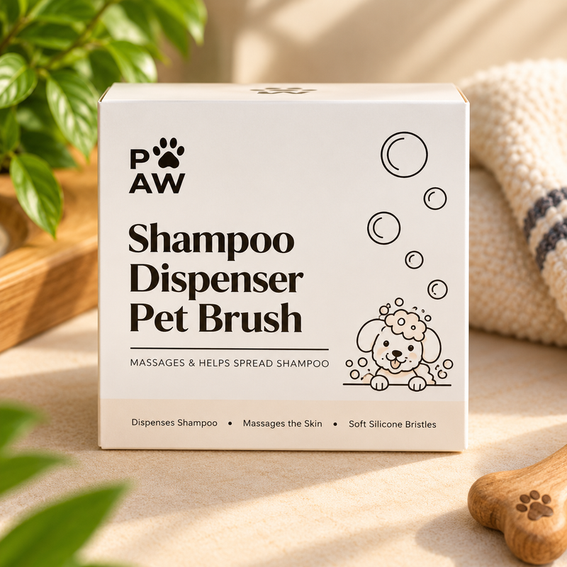 Herramientas de aseo PAW – Champú y masaje fácil – Cerdas de silicona