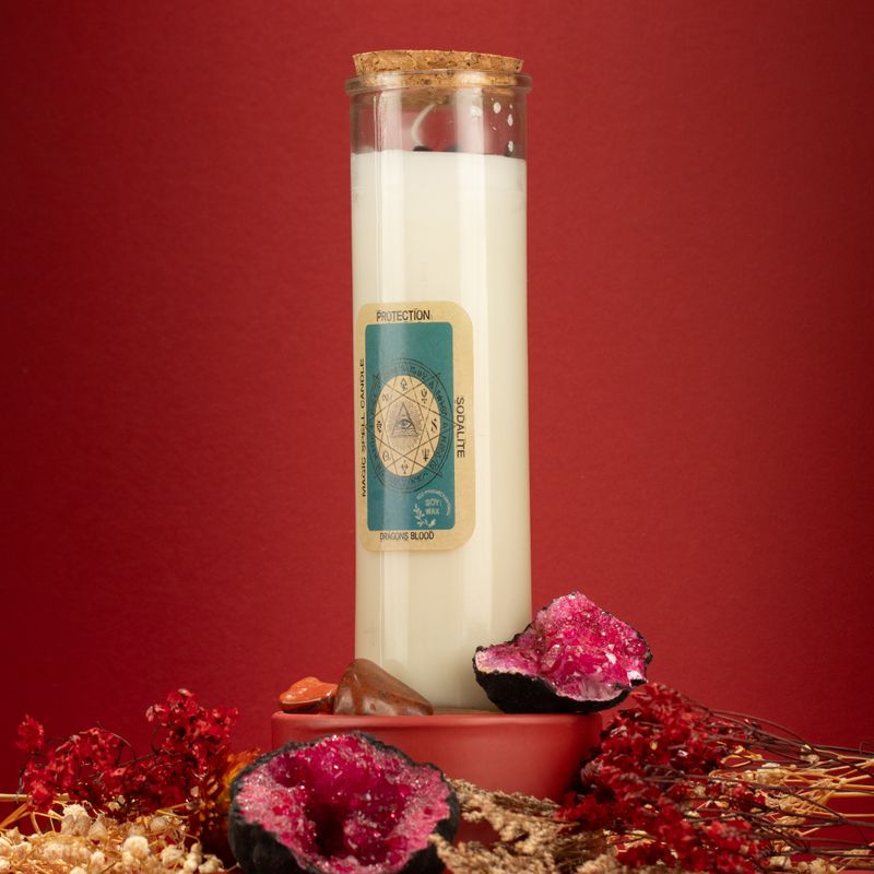 Vela de hechizo mágico - Protección