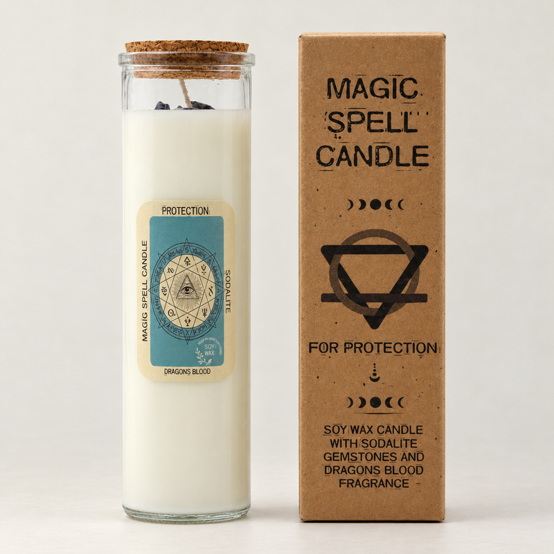Vela de hechizo mágico - Protección
