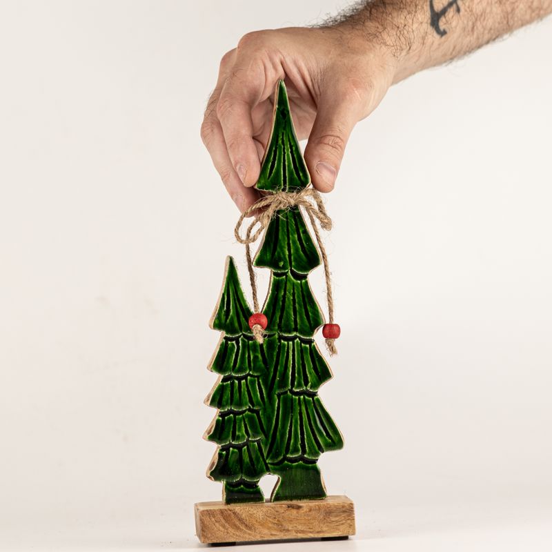 Lost in the Forest - Pequeño - Dos árboles esmaltados - (25x8x2.5cm)