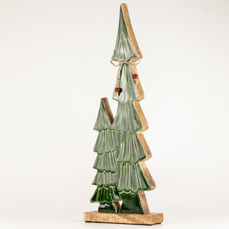 Lost in the Forest - Grande - Árboles esmaltados gemelos - (45x15x2.5cm)
