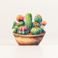 Plantas de madera – Mini jardín de cactus