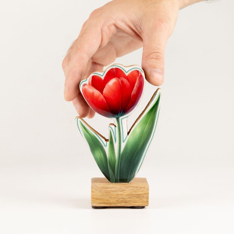 Plantas de madera para el hogar - Mini Tulipán