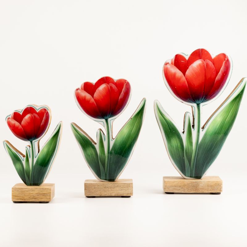 Plantas de madera para el hogar - Mini Tulipán