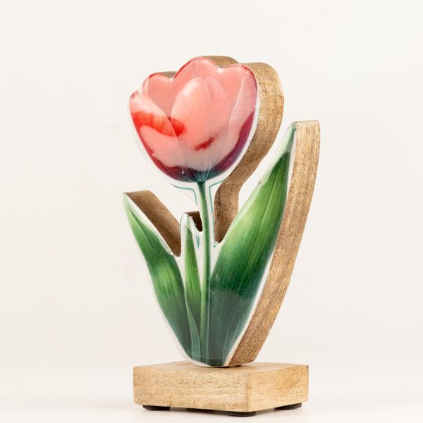 Plantas decorativas de madera - Tulipán mediano