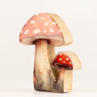 Plantas de madera para el hogar - Seta Redcap mediana