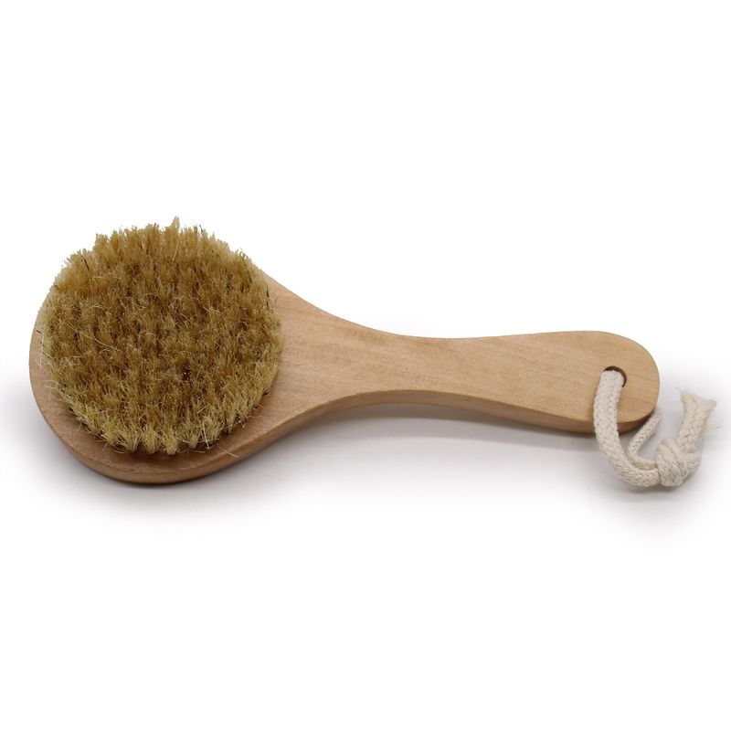 Cepillo exfoliante corporal con mango corto