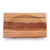 Jabonera clásica de caoba - Grid Drainer
