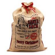 Sacos de yute Santa - ¡Este niño ha sido... bueno!