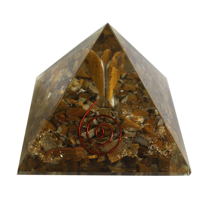 Lrg Orgonite Pirámide 70mm - Angelo