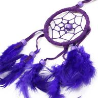 Atrapasueños Bali aro peq - Turquesa/Rosa/Morado