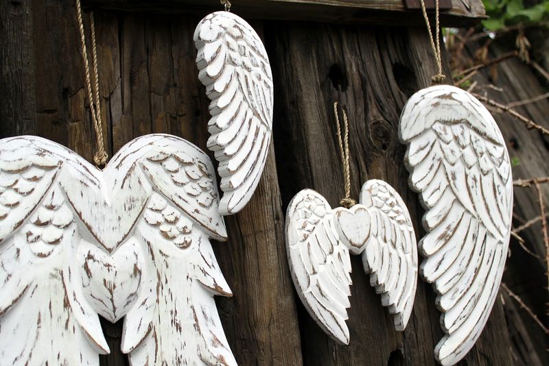 Ala de ángel hecha a mano - 30cm