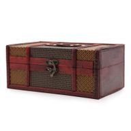 Caja de Pañuelos Grande Estilo Baúl
