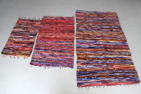 Alfombra grande de trapo - 105x185cm