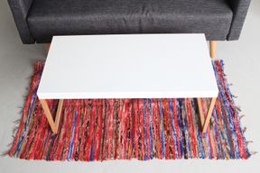 Alfombra de trapo medio - 128x75cm