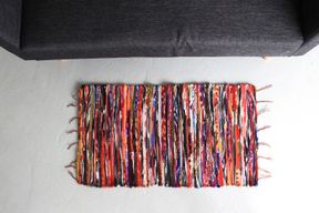 Alfombra pequeña de trapo - 50x90cm