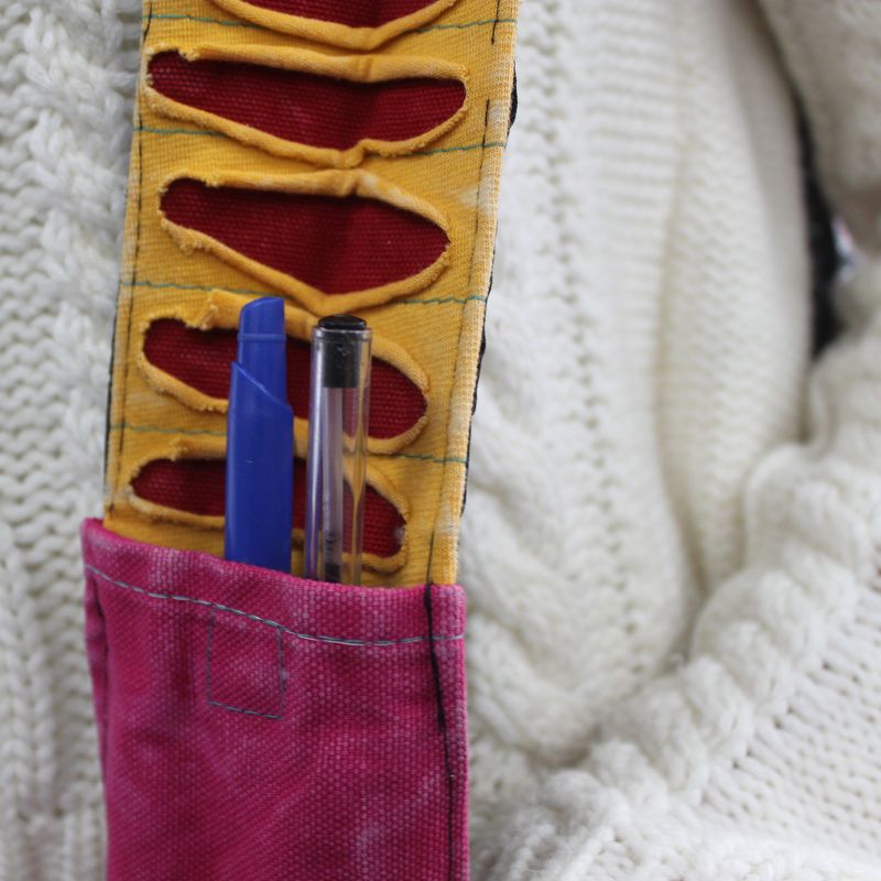 Bolso Étnico Estilo Hippie - Púrpura / espiral