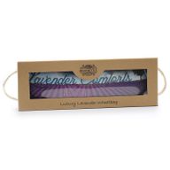 Bolsa de trigo en caja de regalo - lavanda