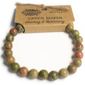 Brazalete de Energía - Jaspe verde