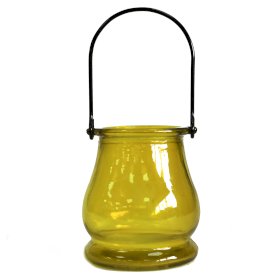 Linterna Vela Reciclada - Amarilla