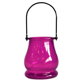 3x Lanterna de Vela Reciclada - Violeta