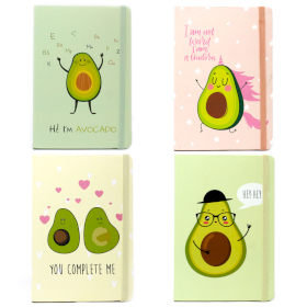 Cuadernos Divetidos A5 - Papel Rayado - Avocado Loco