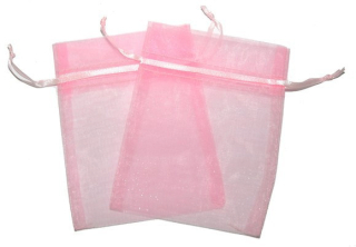 Bolsa de Organza - Rosa