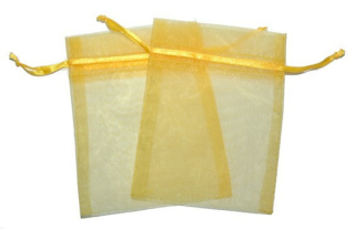 Bolsa de Organza - Amarillo