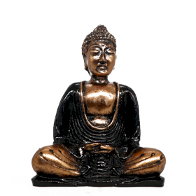 Buddha Negro y Oro- Med