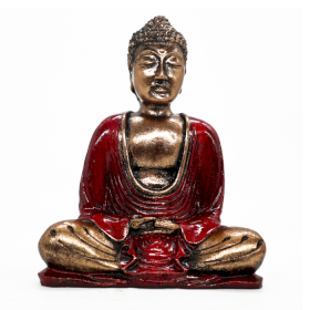Buddha Rojo y Oro - Med