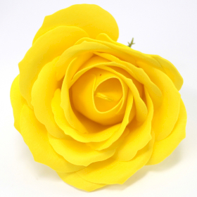 Flor de manualidades deco grande - amarillo